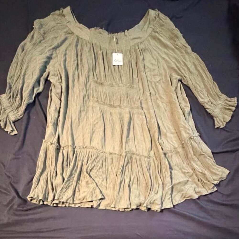 Free People Sea Ya There Mini Dress Capulet Olive